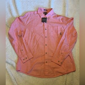 Eddie Bauer Coral Button-Up Shirt